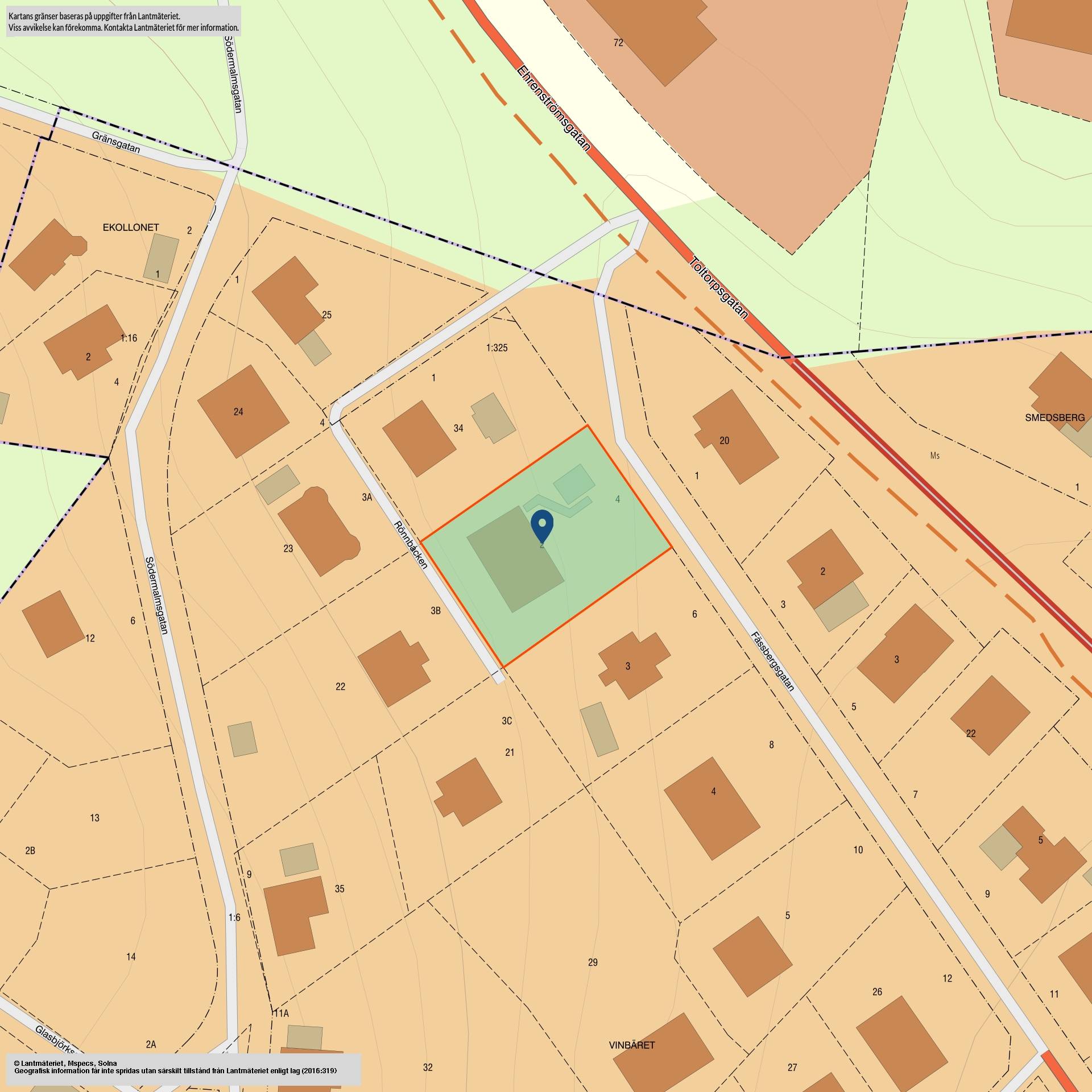 6 rum Villa på Fässbergsgatan 4 Toltorpsdalen Mölndals kommun - bild 25