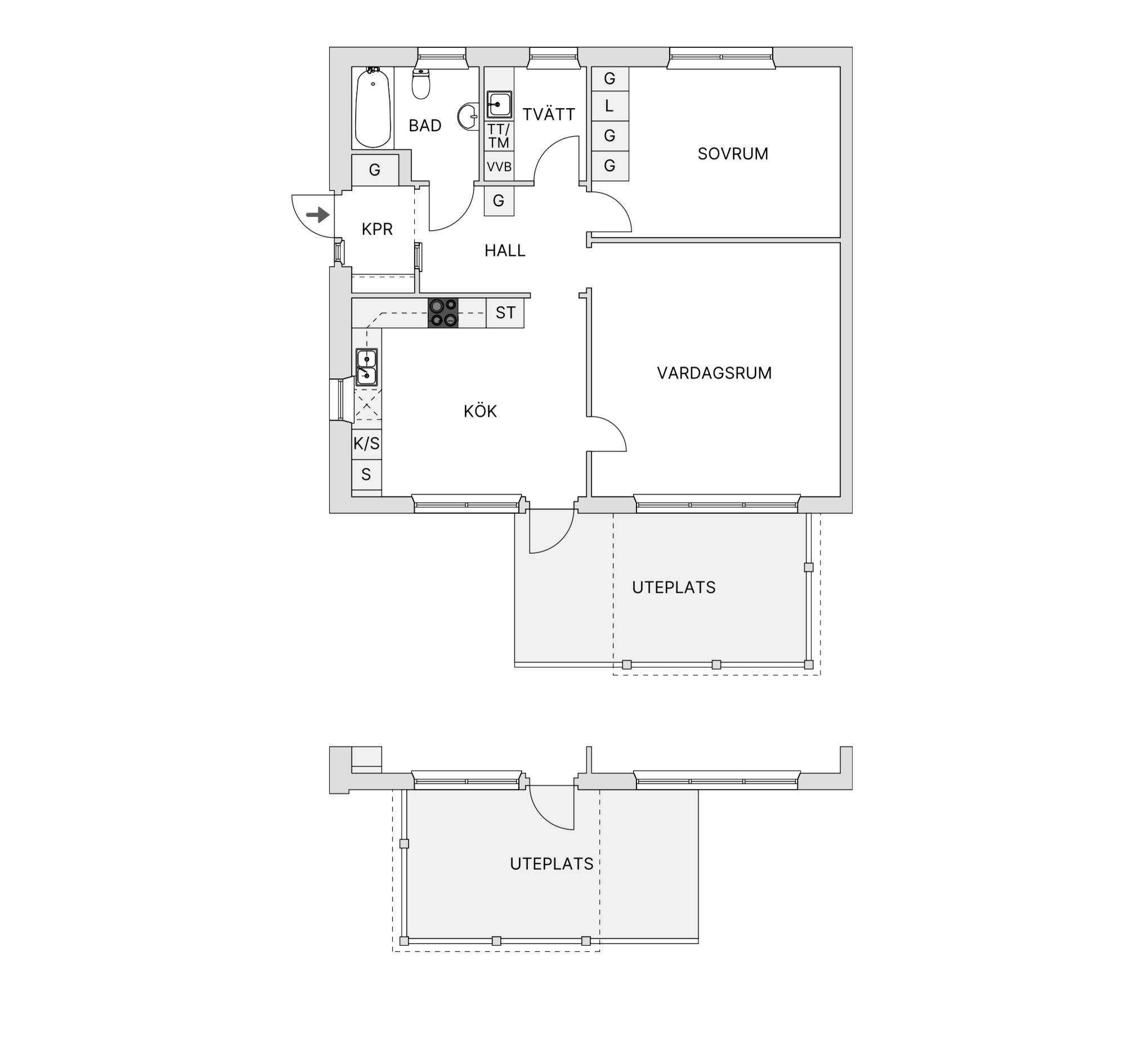 2 rum Villa på Dagsgränd 16 Morö Backe Skellefteå kommun - bild 19