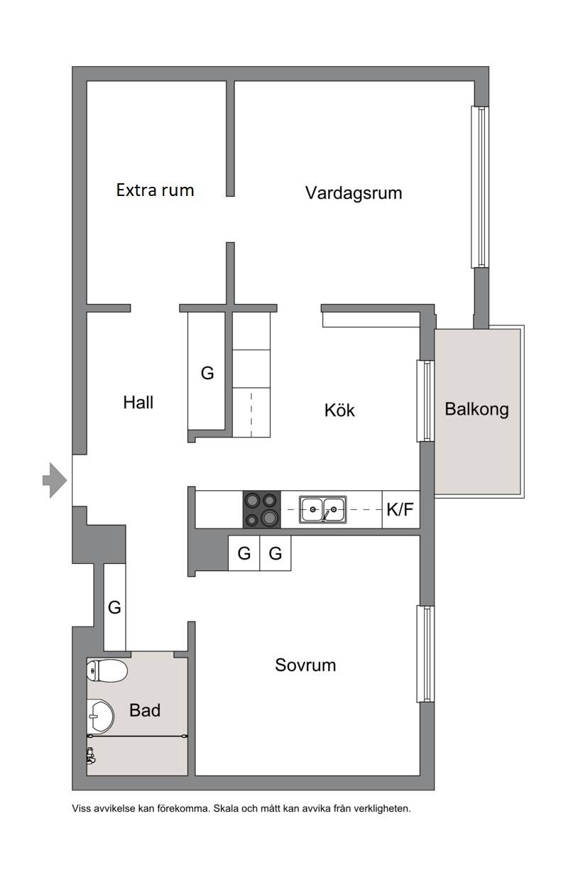 2.5 rum Lägenhet på Ankdammsgatan 31, 7tr Skytteholm Solna kommun - bild 24