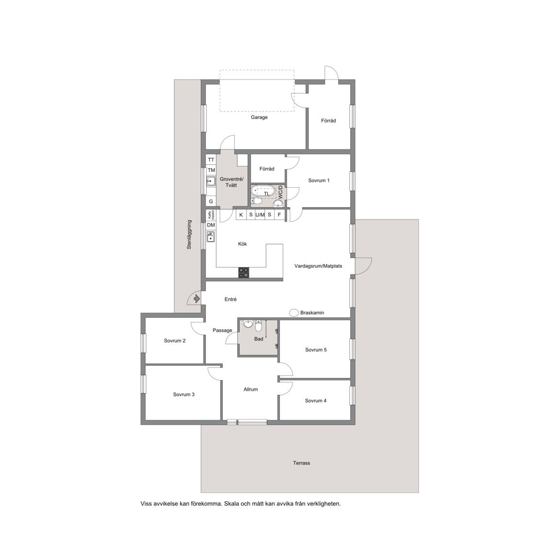 151 m² Villa på Halmvägen 2 Torvalla Östersunds kommun - bild 28