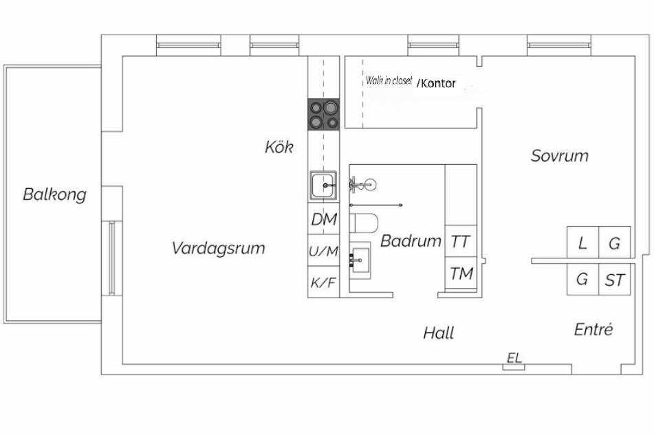 2 rum Lägenhet på Kavallerivägen 2B Rissne Sundbybergs kommun - bild 31