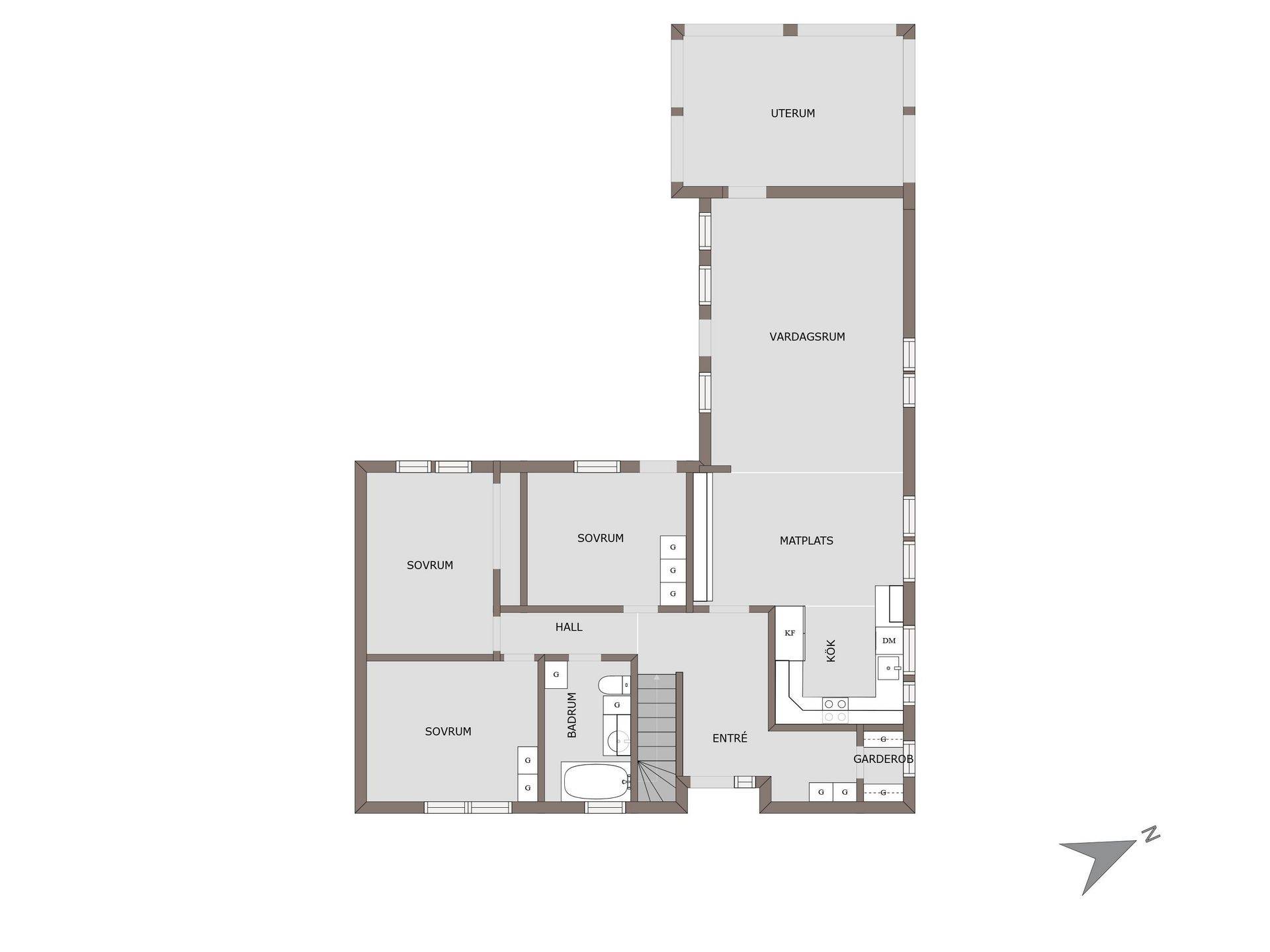 8 rum Villa på Sjöviksgatan 4 Borås Borås kommun - bild 47