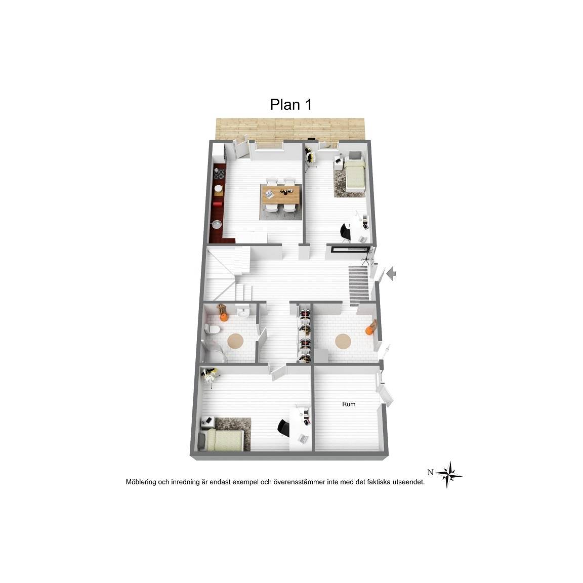4 rum Parhus på Mörtstigen 28 Södertälje kommun - bild 19