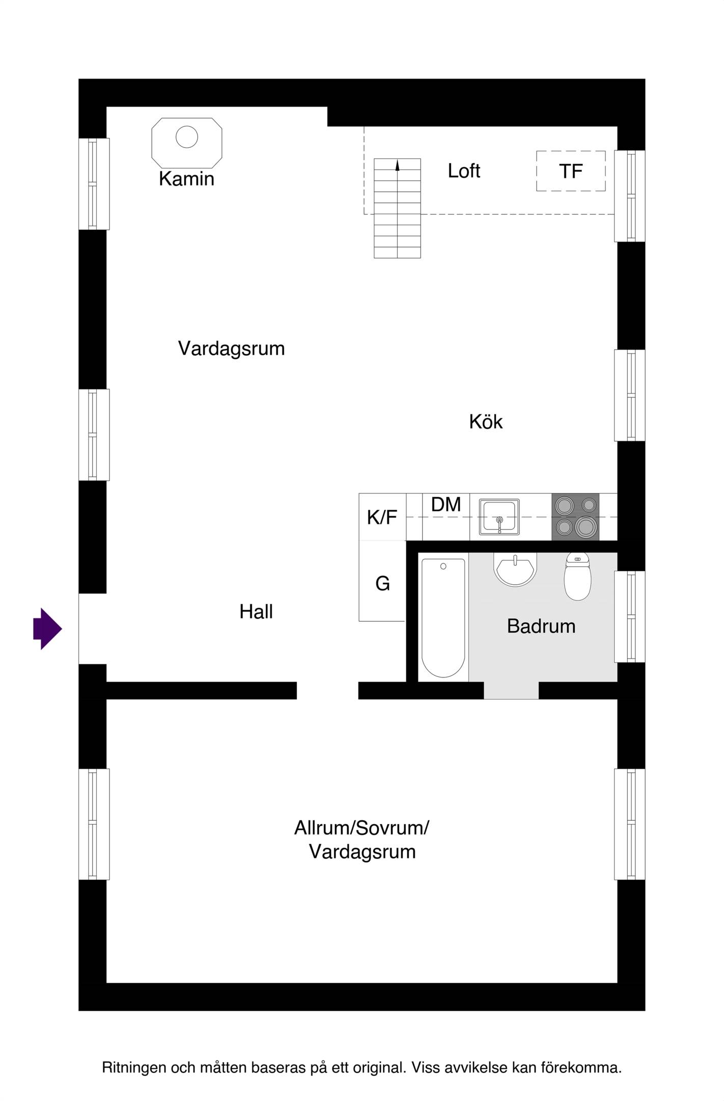 2.5 rum Lägenhet på Linnégatan 2G Centrum Uppsala kommun - bild 18