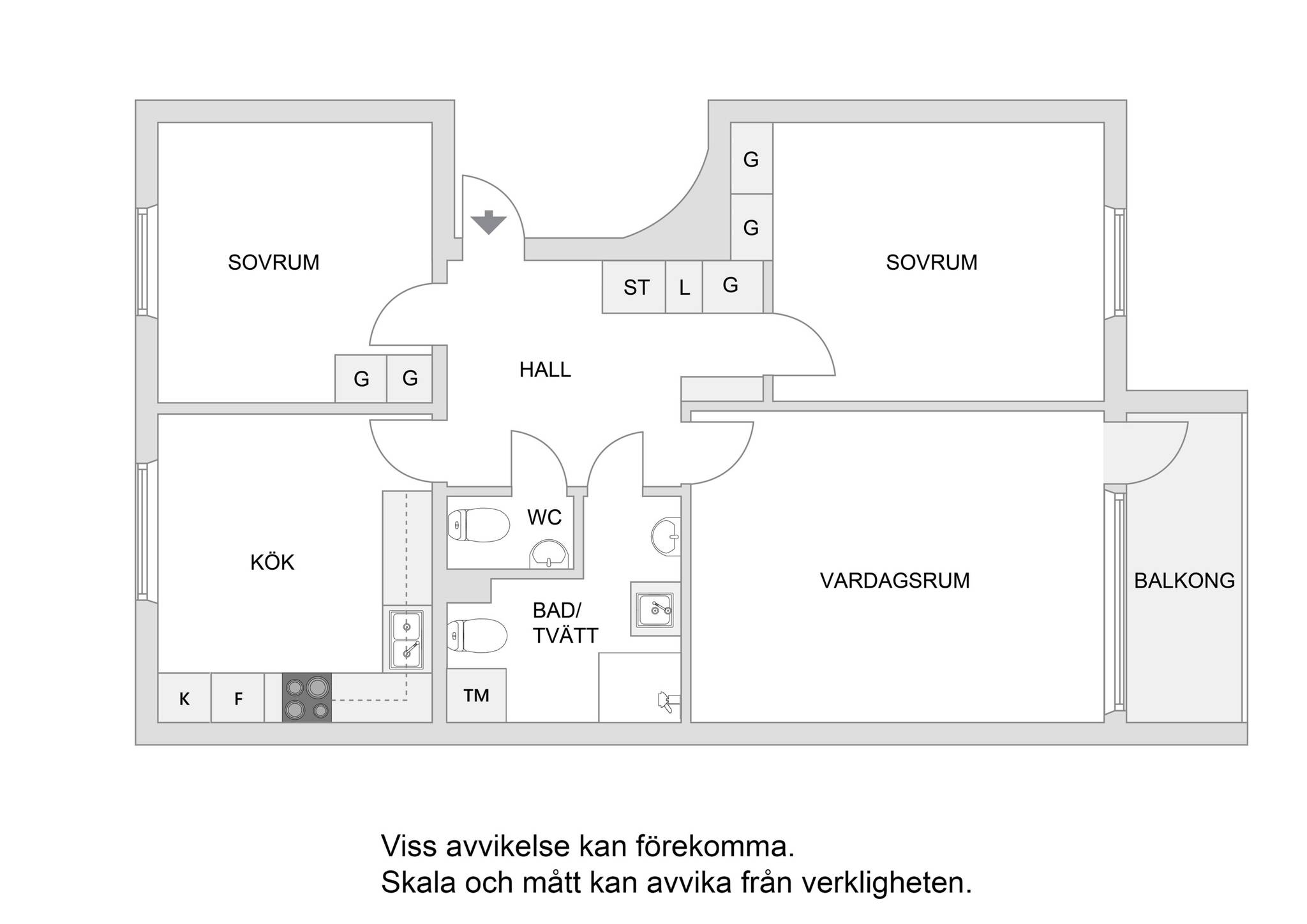 3 rum lägenhet på Sörgården 139 Sörgården, Vallentuna kommun - bild 3