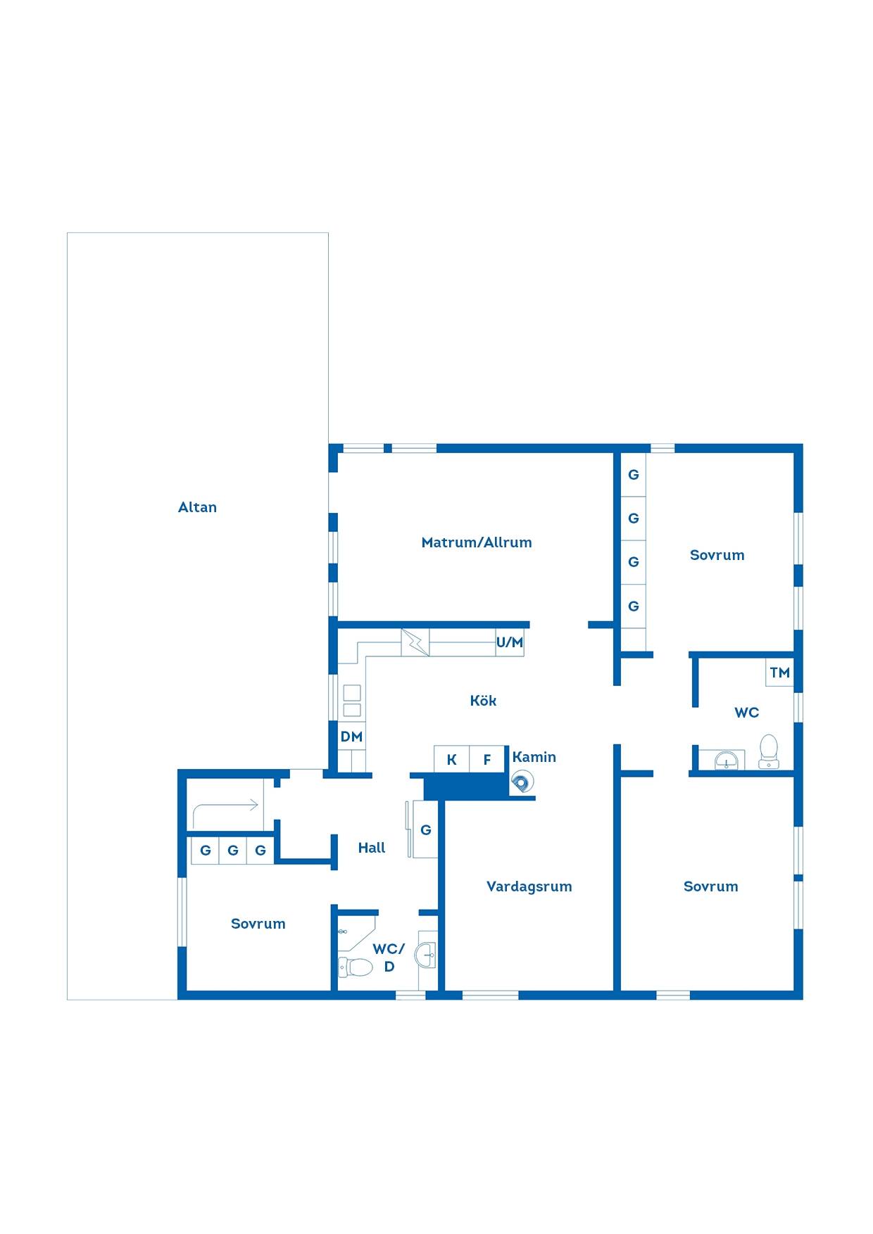 5 rum Villa på Oxelvägen 3 Västralund Västerviks kommun - bild 43