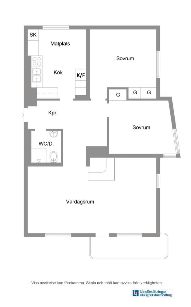3 rum Lägenhet på Djäknebergsgatan 5B Djäkneberget Västerås kommun - bild 20