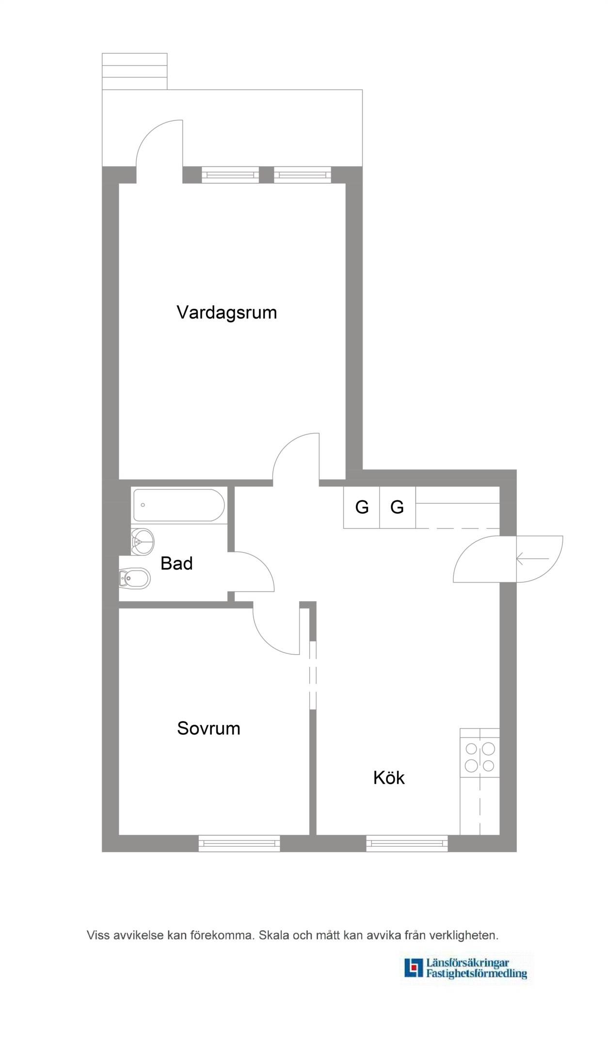 2 rum Lägenhet på Ringvägen 49D Johannisdal Köpings kommun - bild 17