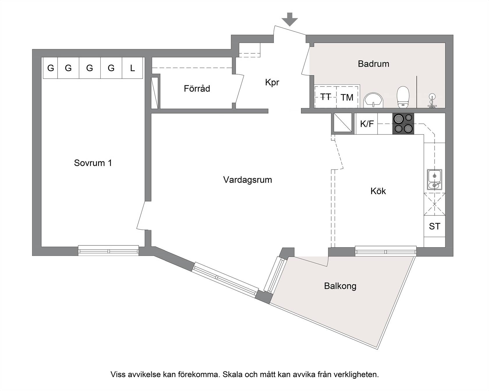 2 rum Lägenhet på Catalinatorget 5 Hägernäs Strand Täby kommun - bild 17