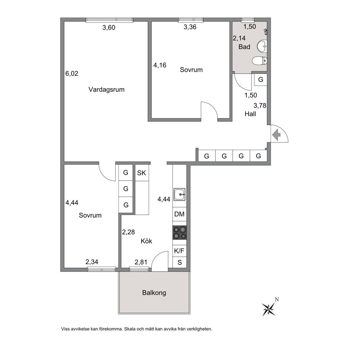 3 rum Lägenhet på Lundbygatan 2 Västergård Södertälje kommun - bild 18