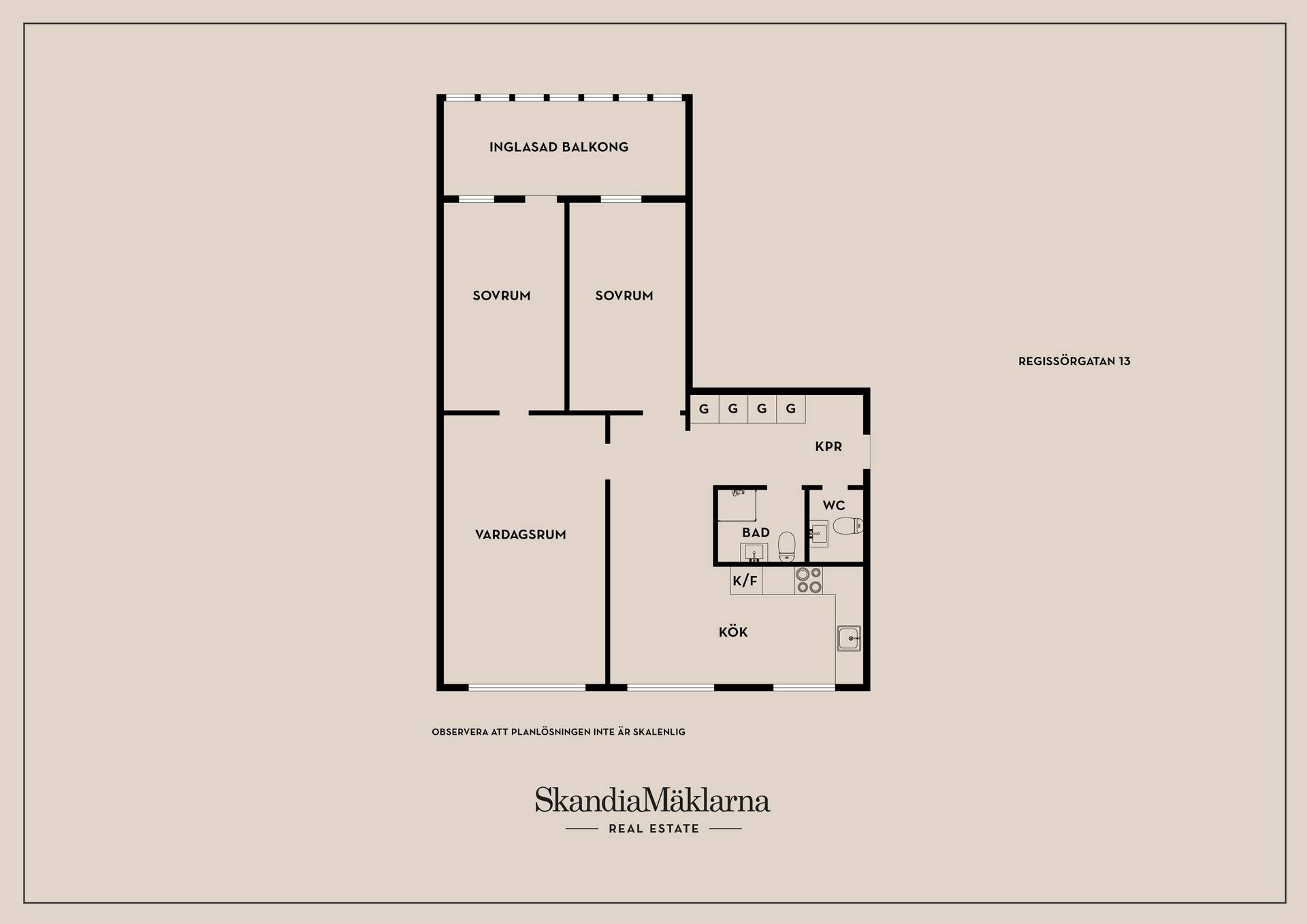 3 rum Lägenhet på Regissörgatan 13 Lindeborg Malmö kommun - bild 11