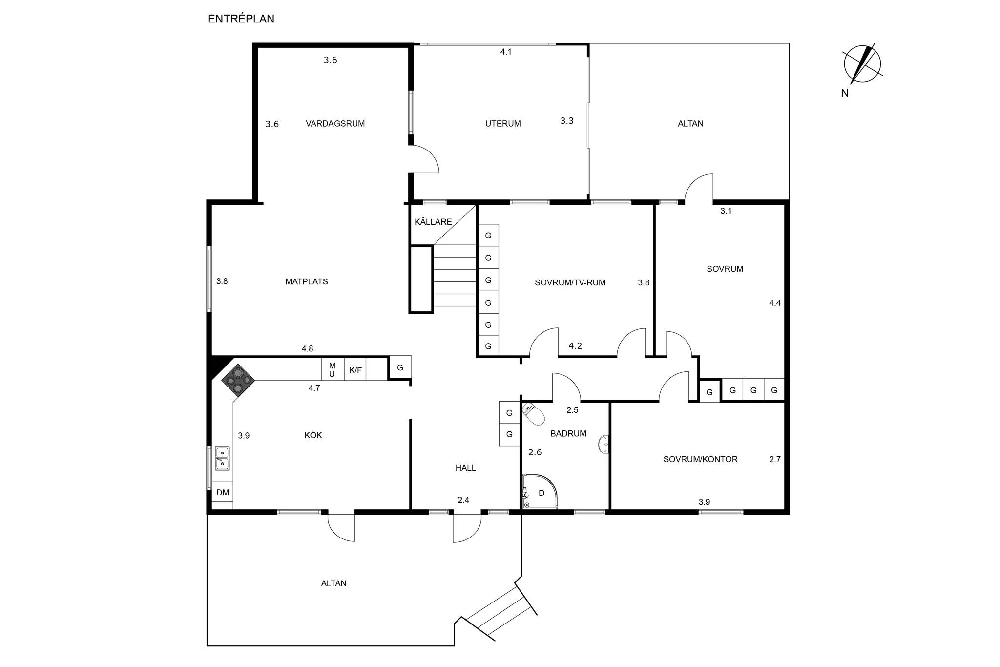 7 rum Villa på Arrendegatan 58 Onsjö Vänersborgs kommun - bild 38