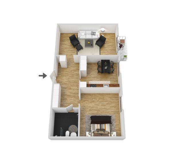 2 rum Lägenhet på Centralgatan 21B Centrum Kalix kommun - bild 14
