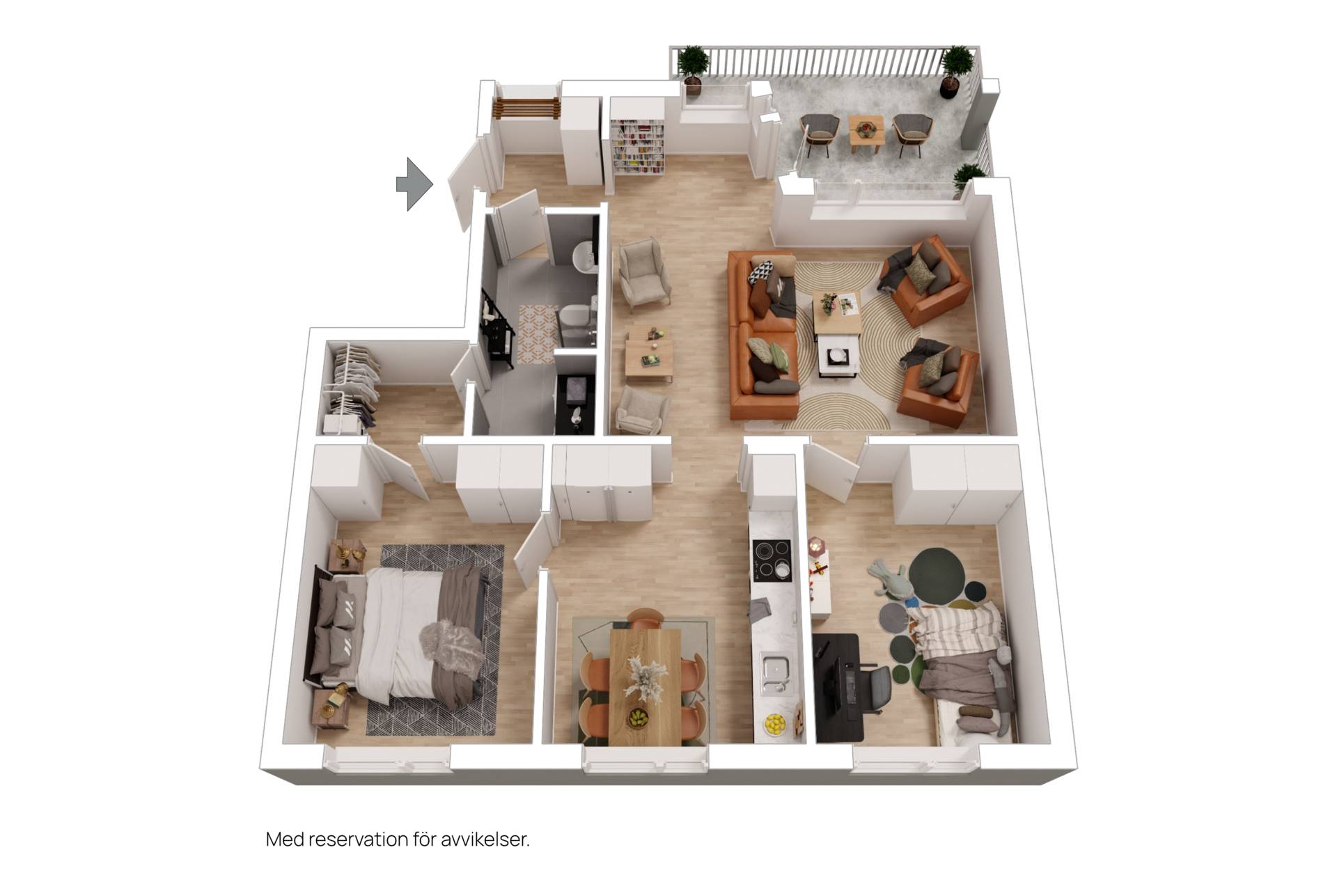 3 rum Lägenhet på Studievägen 33 Sörbyängen Örebro kommun - bild 25
