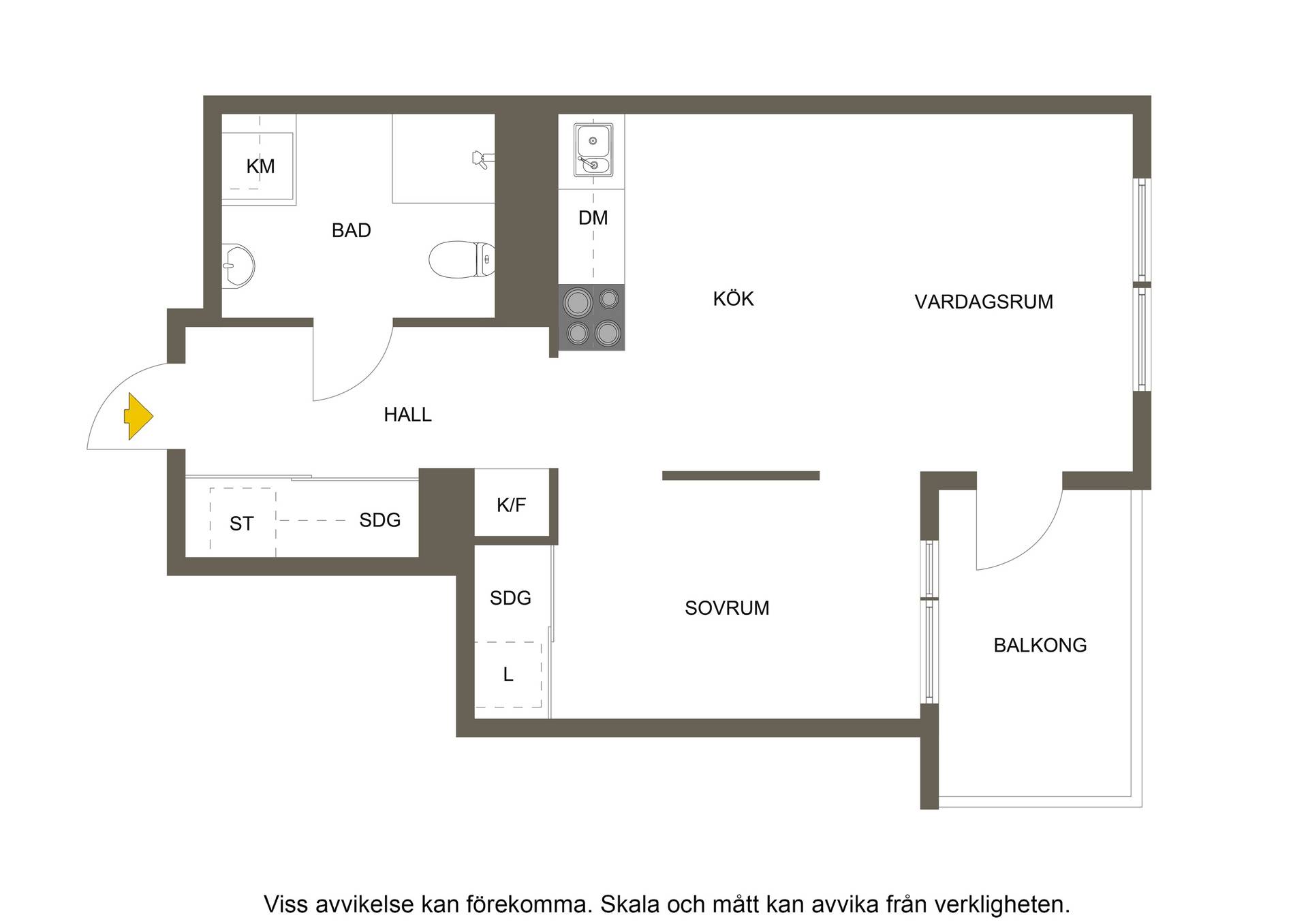 1 rum Lägenhet på Gjutarplan 2 Kallhäll Järfälla kommun - bild 22