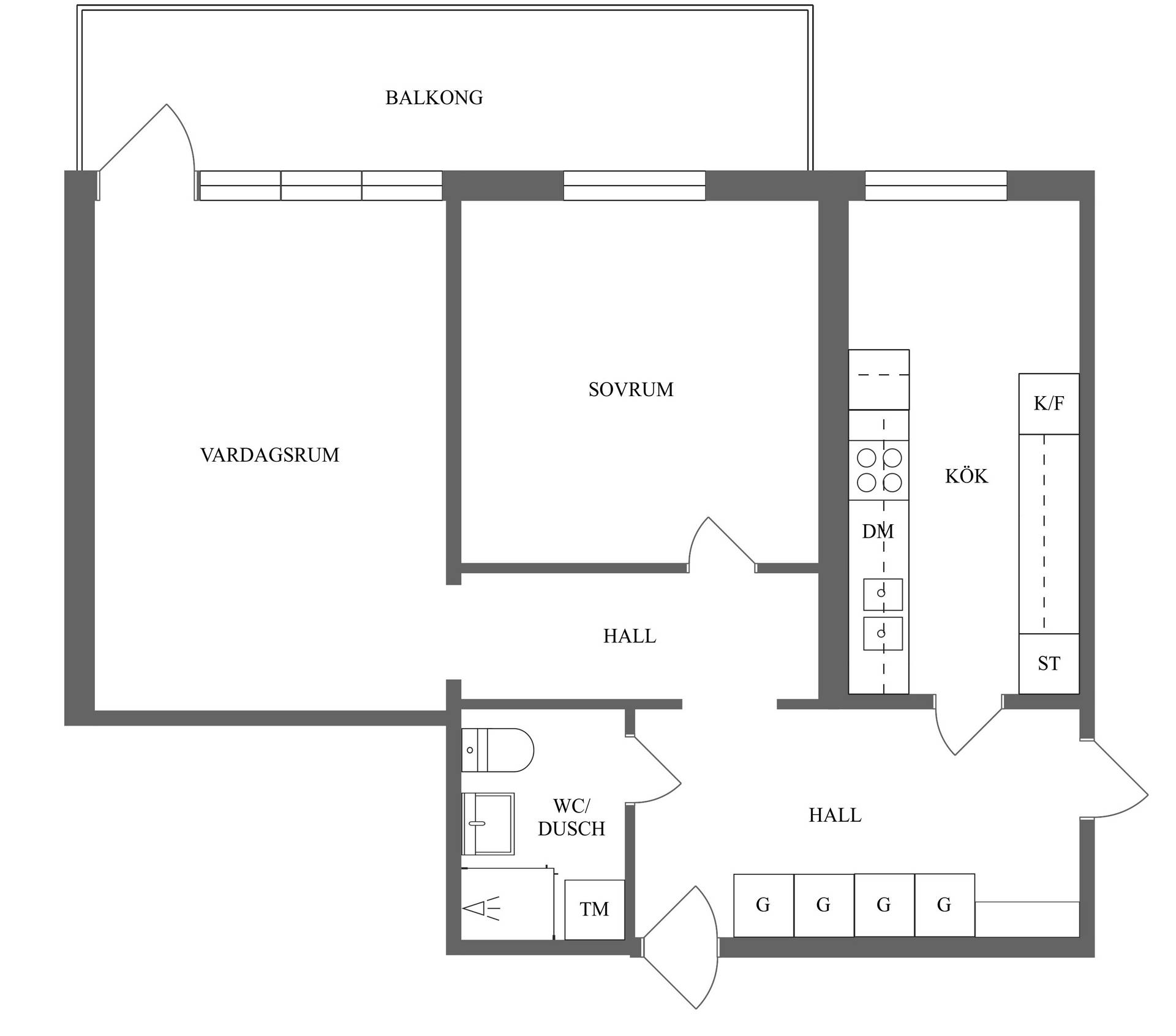 2 rum Lägenhet på Skepparegatan 9D Centralt, Strömmen Norrköpings kommun - bild 22