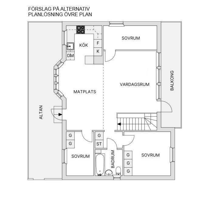 6 rum Villa på Centralvägen 22A Trollbäcken Tyresö kommun - bild 34