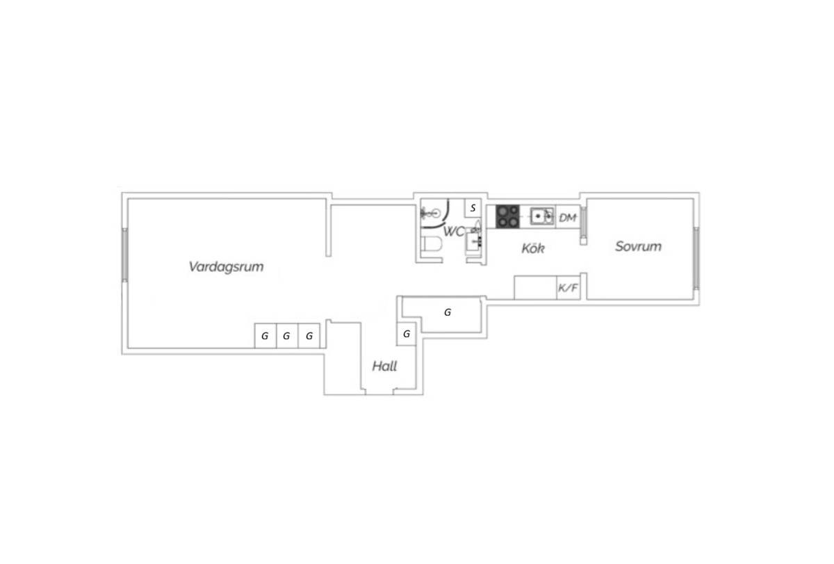 2 rum Lägenhet på Strålgatan 47 Lilla Essingen Stockholms kommun - bild 25