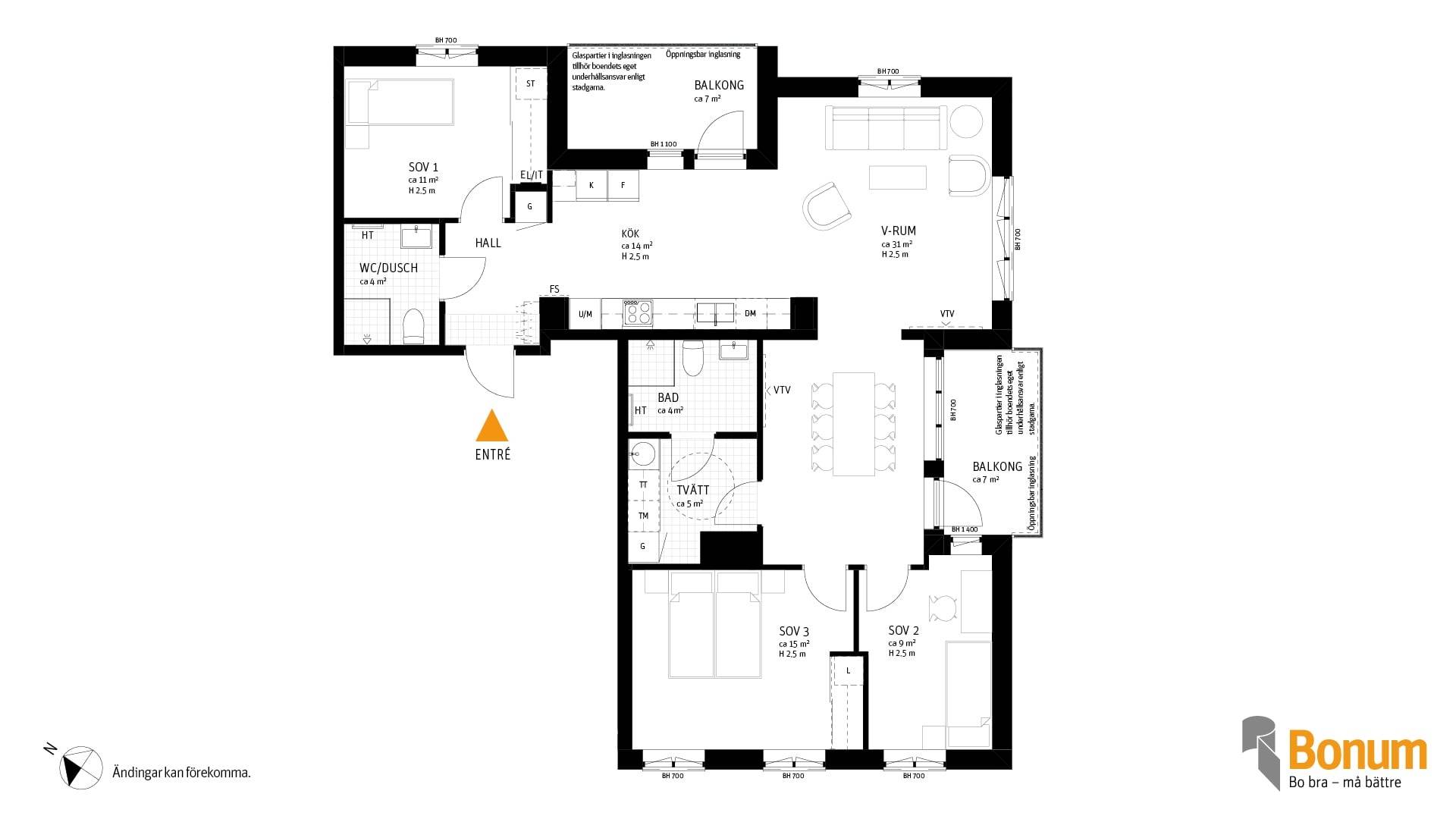 4 rum Lägenhet på Regementsgatan 14 Centralt Strängnäs kommun - bild 12