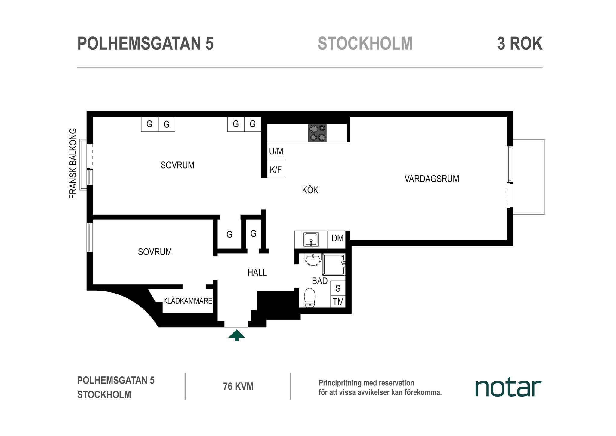 2.5 rum Lägenhet på Polhemsgatan 5 Kungsholmen Stockholms kommun - bild 24