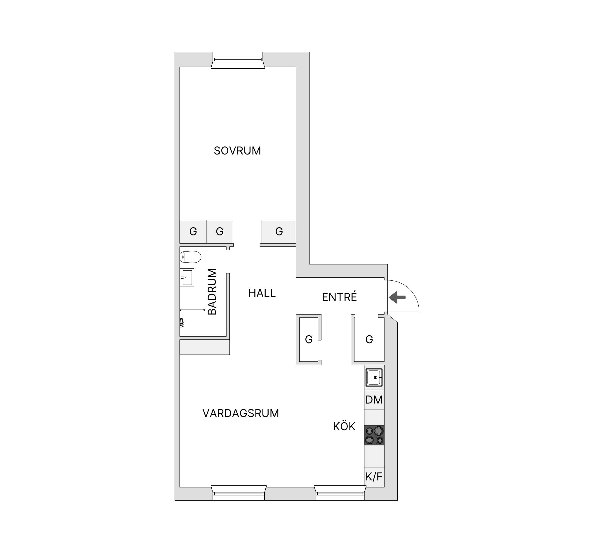 2 rum Lägenhet på Nybrogatan 83 Östermalm Stockholms kommun - bild 24