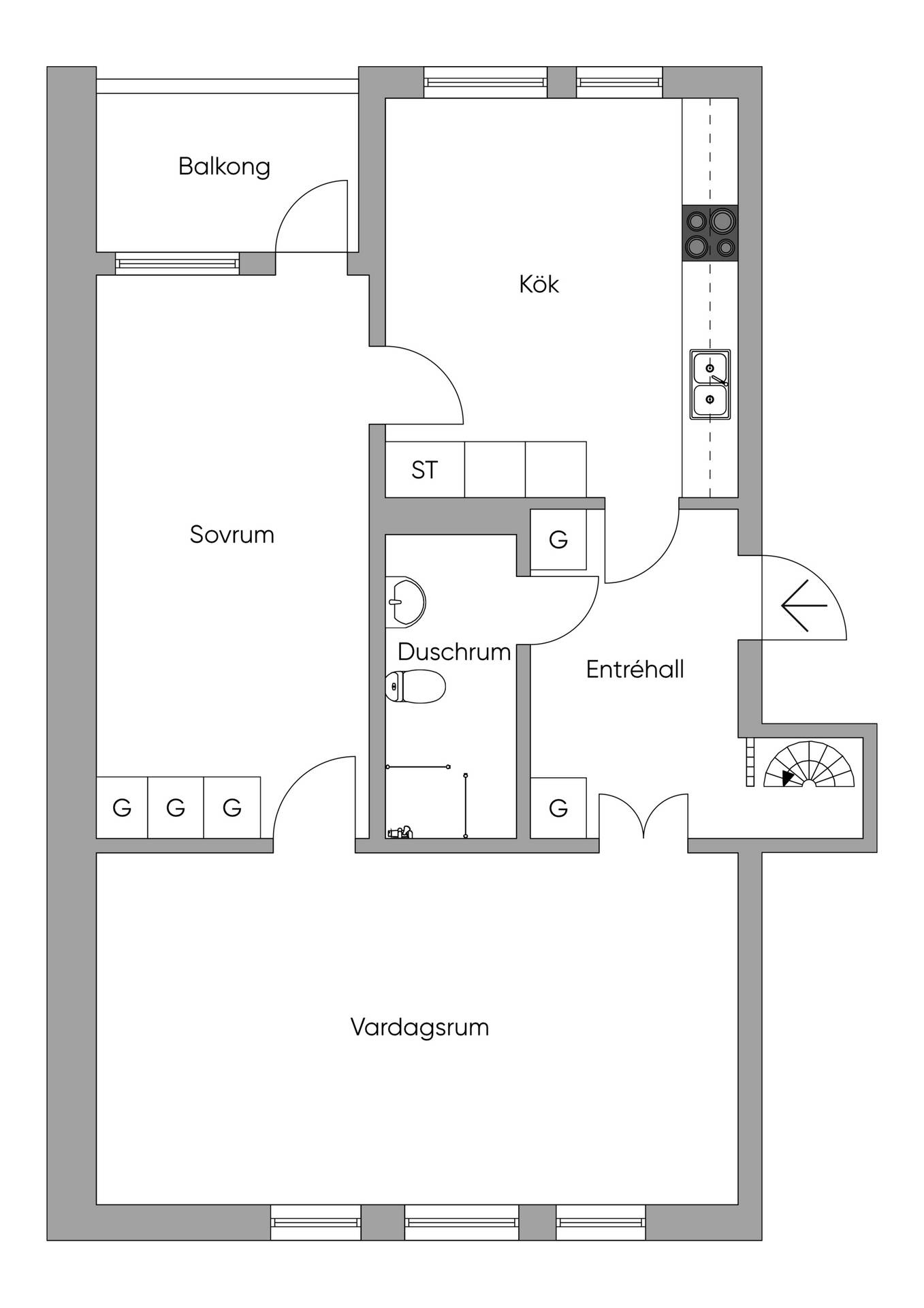 5 rum Lägenhet på Malmgatan 13A Centralt Åmåls kommun - bild 15
