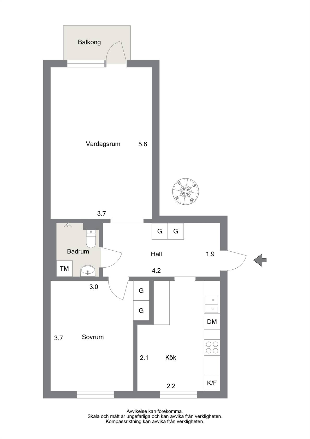 2 rum Lägenhet på Sjögatan 24B Oxelösund Oxelösunds kommun - bild 24