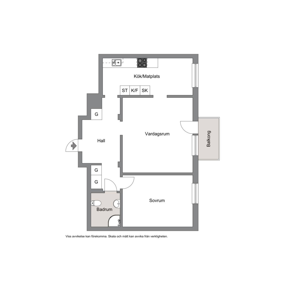 2 rum Lägenhet på Södergatan 5c Centrala Märsta Sigtuna kommun - bild 17