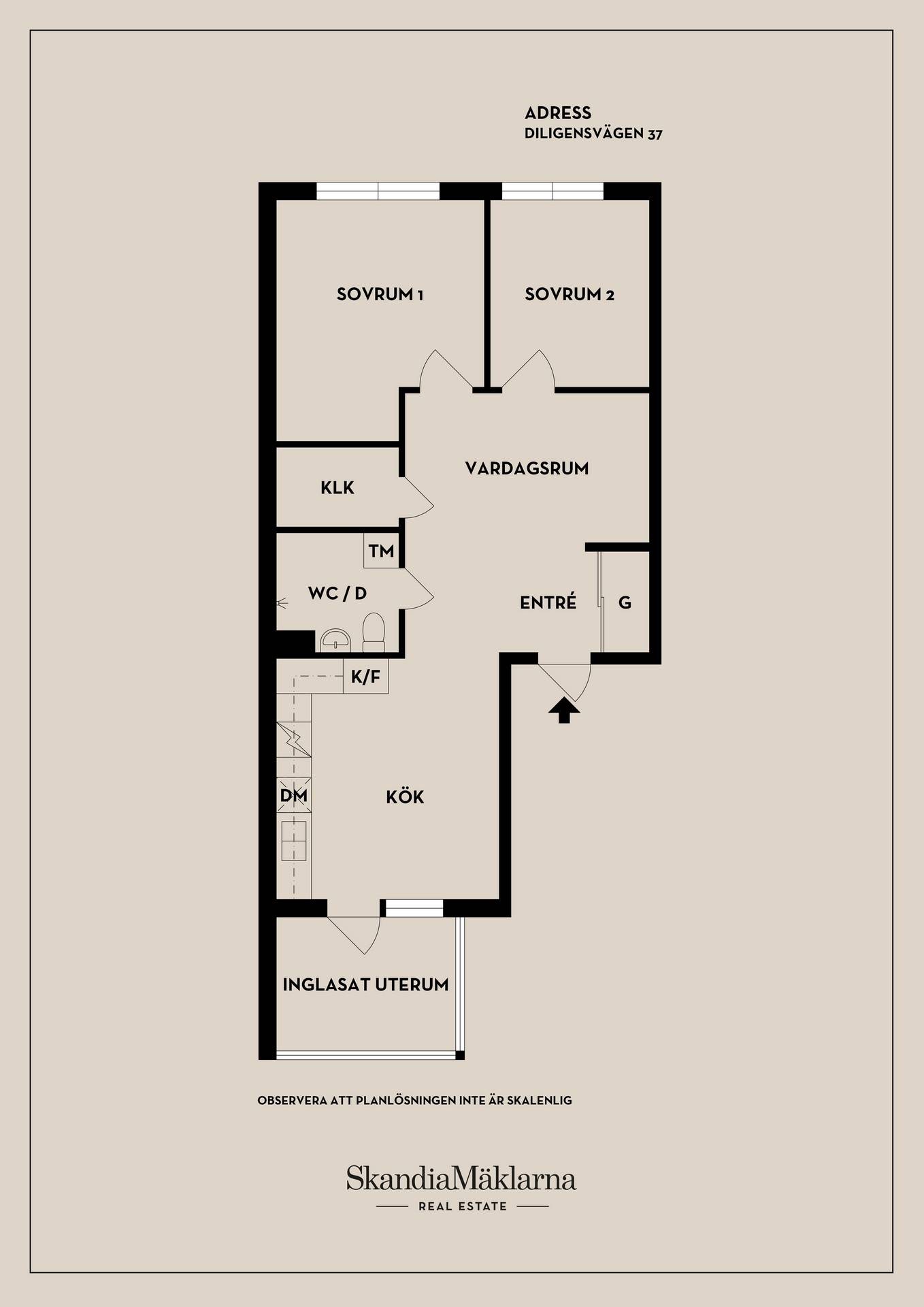 3 rum Lägenhet på Diligensvägen 37 Jarlaberg Nacka kommun - bild 14
