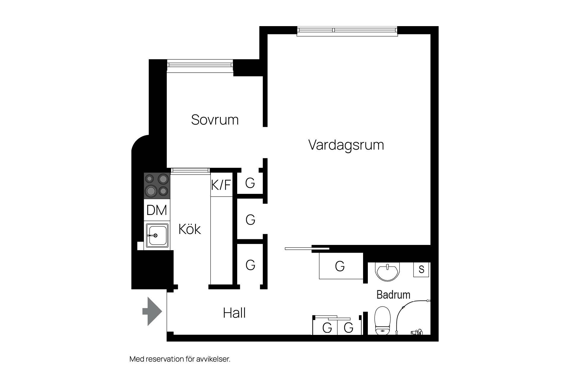 2 rum Lägenhet på Fleminggatan 45, 5tr Kungsholmen Stockholms kommun - bild 24