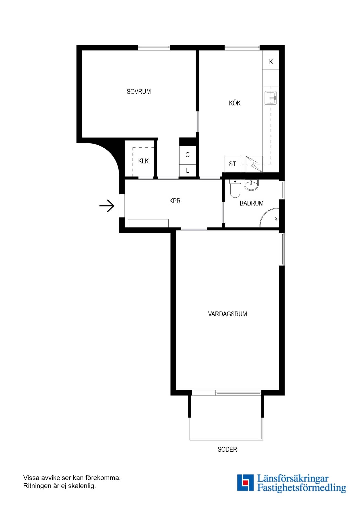 2 rum Lägenhet på Flintlåsvägen 35, 2trp Edsberg Sollentuna kommun - bild 18