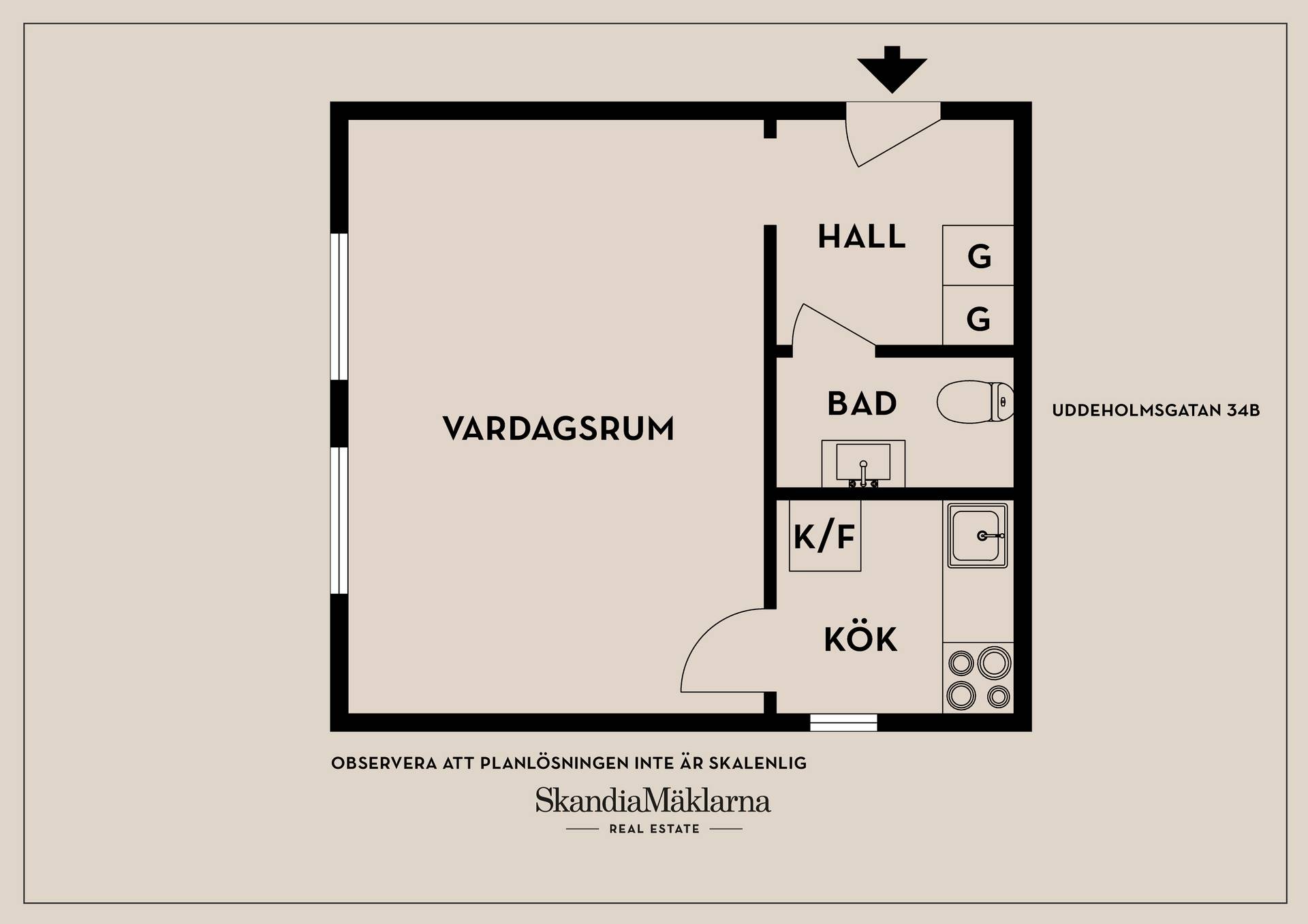 1 rum Lägenhet på Uddeholmsgatan 34B Lönngården Malmö kommun - bild 12