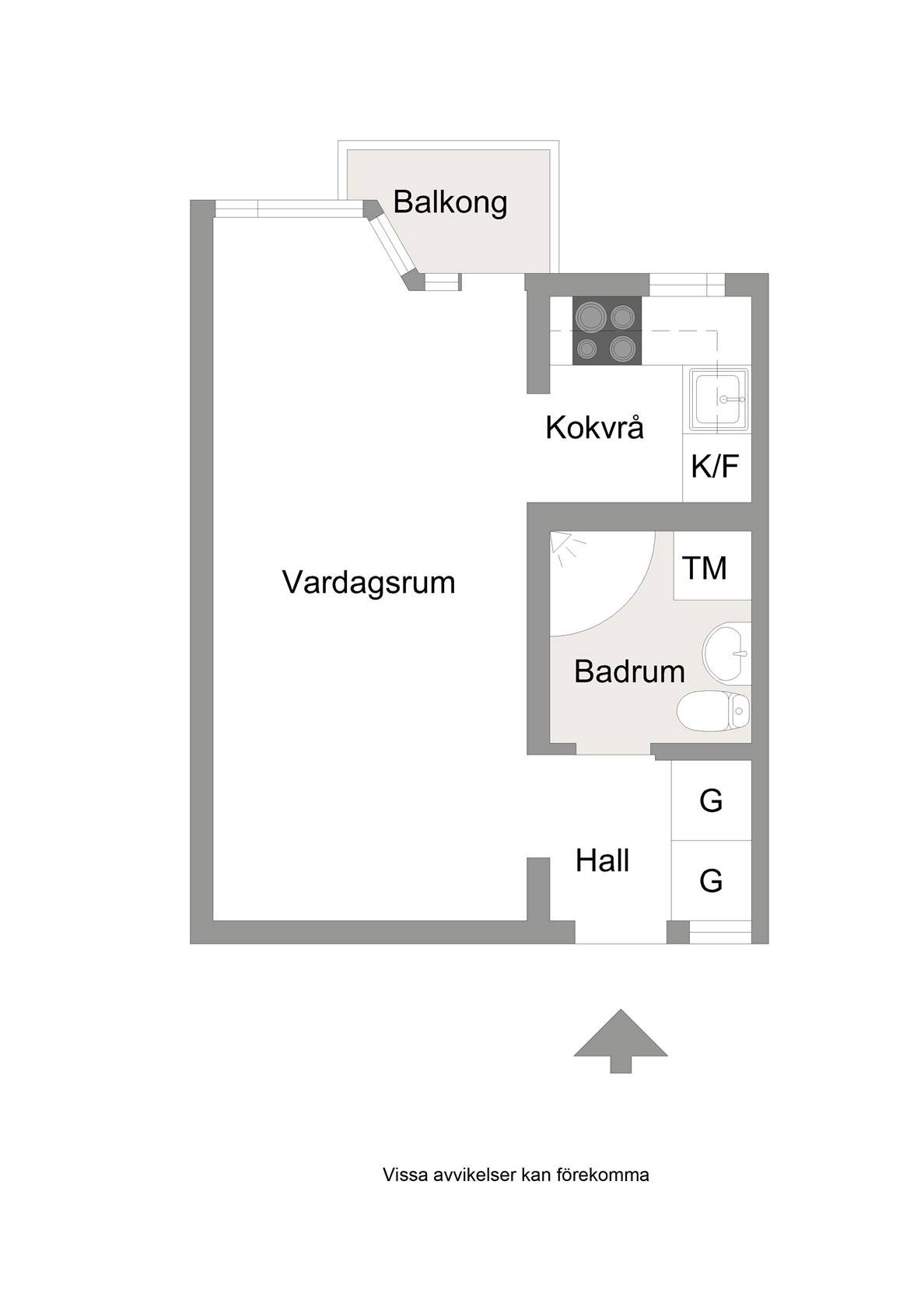 1 rum Lägenhet på Solbergsvägen 1E Centralt Sandvikens kommun - bild 14