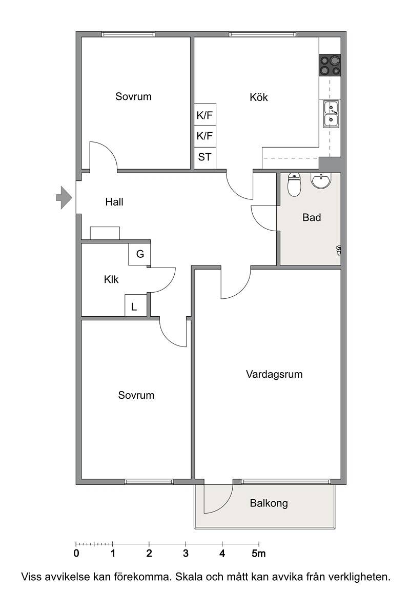 3 rum Lägenhet på Härenegatan 10B vån av 3 av 3 Lidåker Lidköpings kommun - bild 26