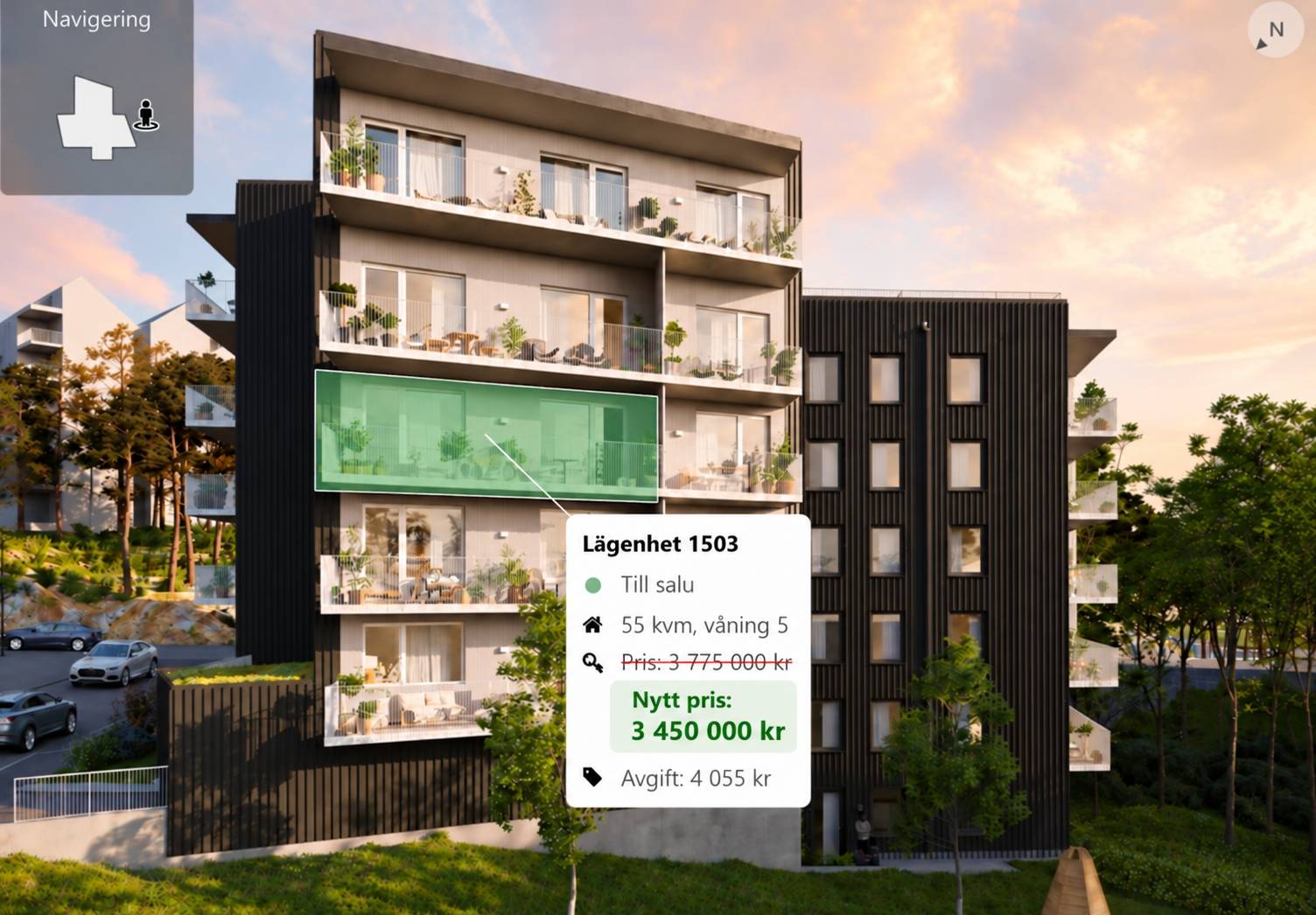 2 rum lägenhet på Krogabäcksvägen 30 Hovås, Göteborgs kommun - bild 3