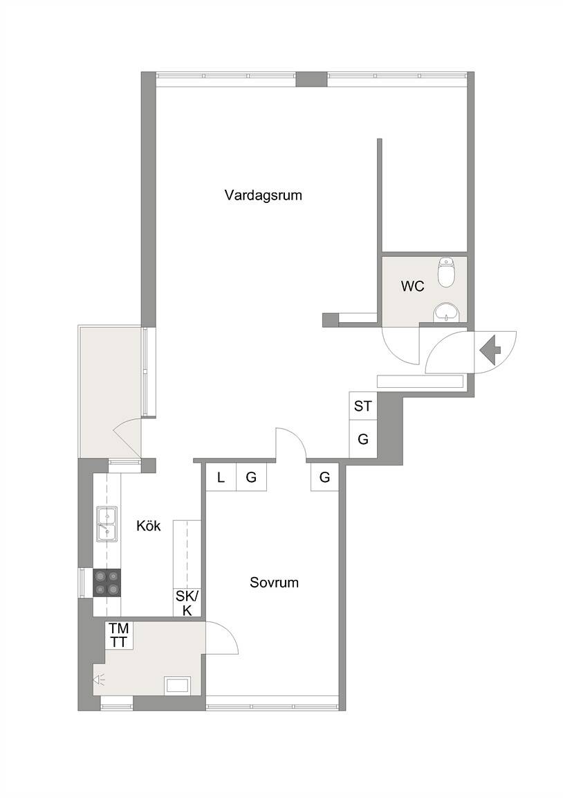 3 rum Lägenhet på Torsgatan 18 Bergsnäs Avesta kommun - bild 14