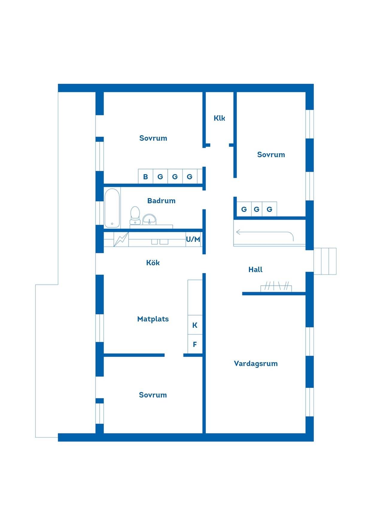 8 rum Villa på Bromvägen 11 Rödeby Karlskrona kommun - bild 35