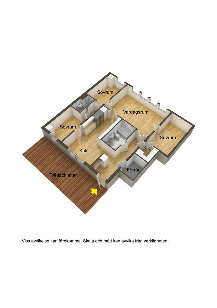 4 rum Lägenhet på Forskarvägen 151 Porsön Luleå kommun - bild 21