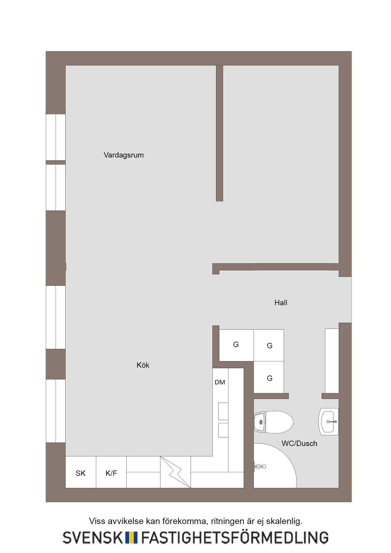1 rum Lägenhet på Spelmansgatan 59D Centralt Kristinehamns kommun - bild 18