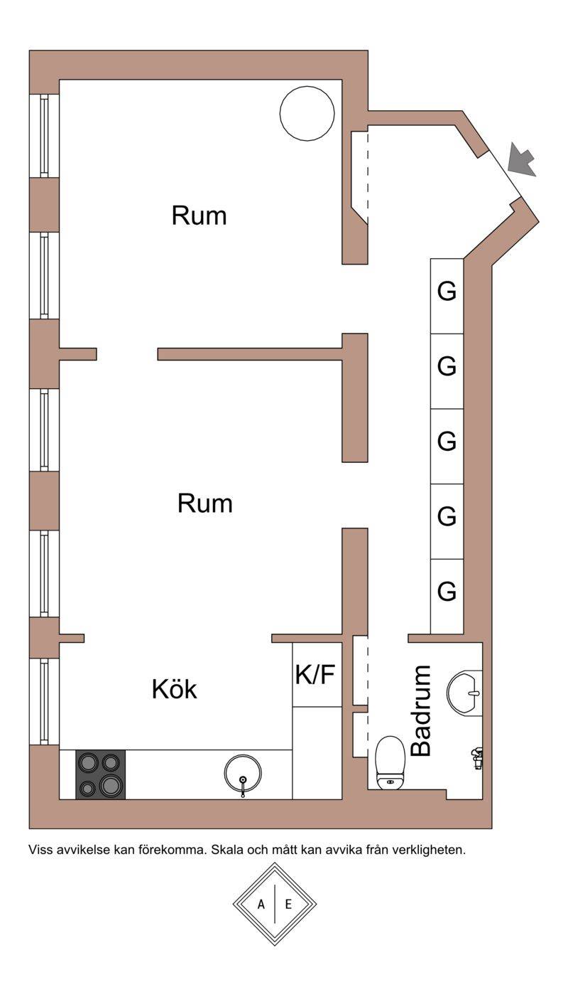 2 rum Lägenhet på Kungsholmsgatan 17 Kungsholmen Stockholms kommun - bild 17