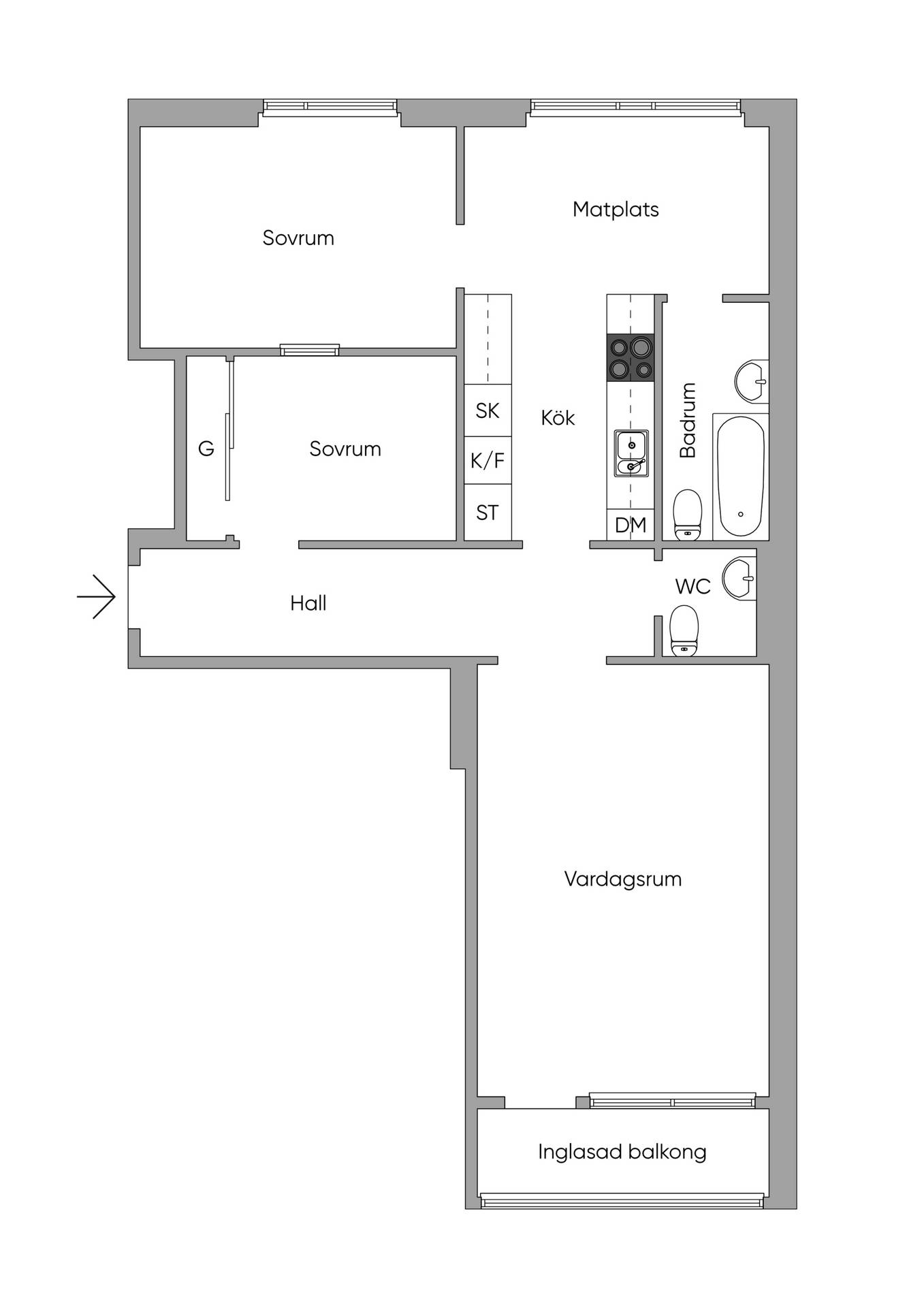 2 rum Lägenhet på Logdansvägen 46 Ör Sundbybergs kommun - bild 18