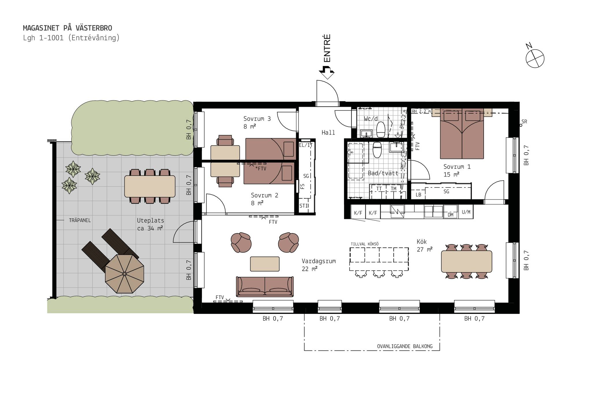 4 rum Lägenhet på Amagergatan 4 Centralt Lund Lunds kommun - bild 4