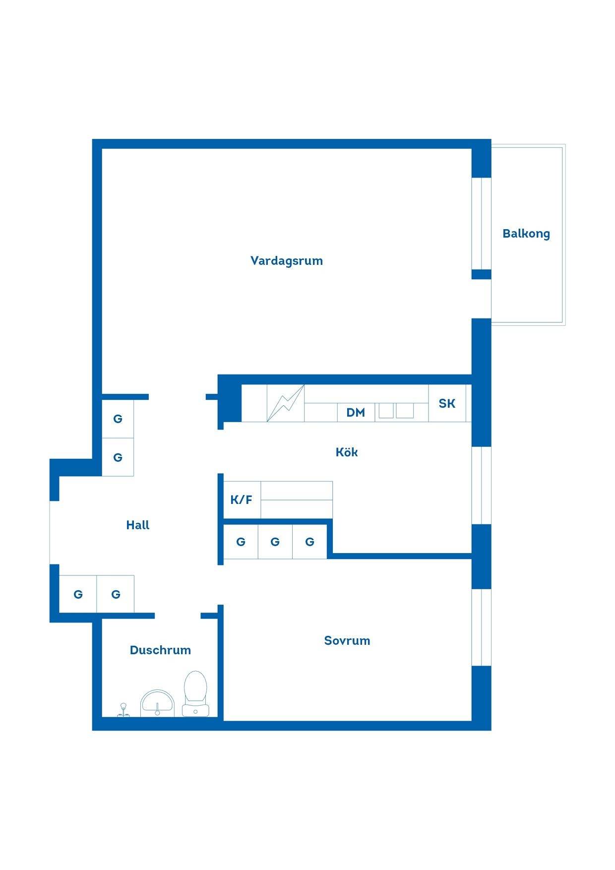 2 rum Lägenhet på Seminariegatan 9A Centrum Härnösands kommun - bild 15