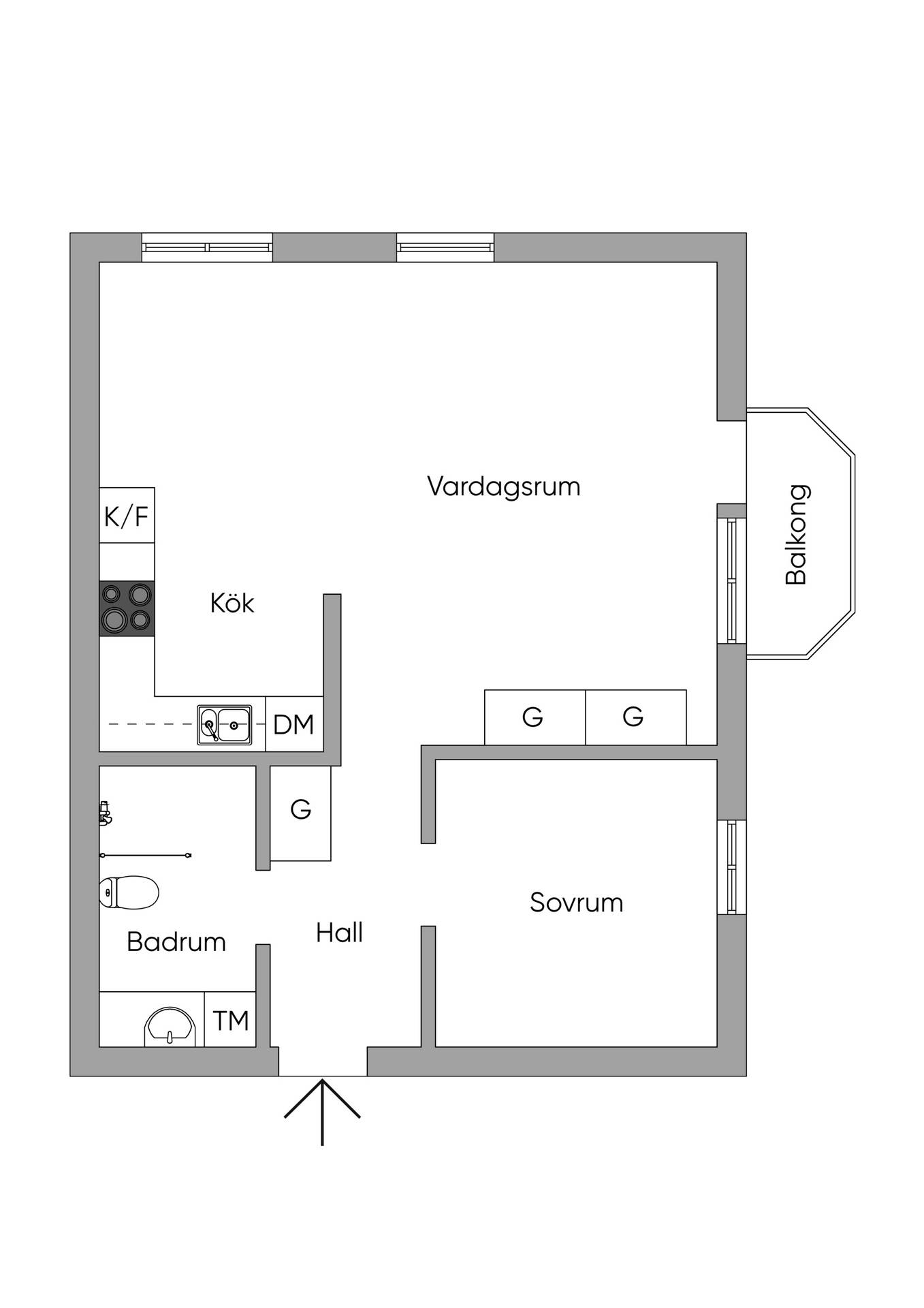2 rum Lägenhet på Runstensvägen 25 Handen Haninge kommun - bild 29