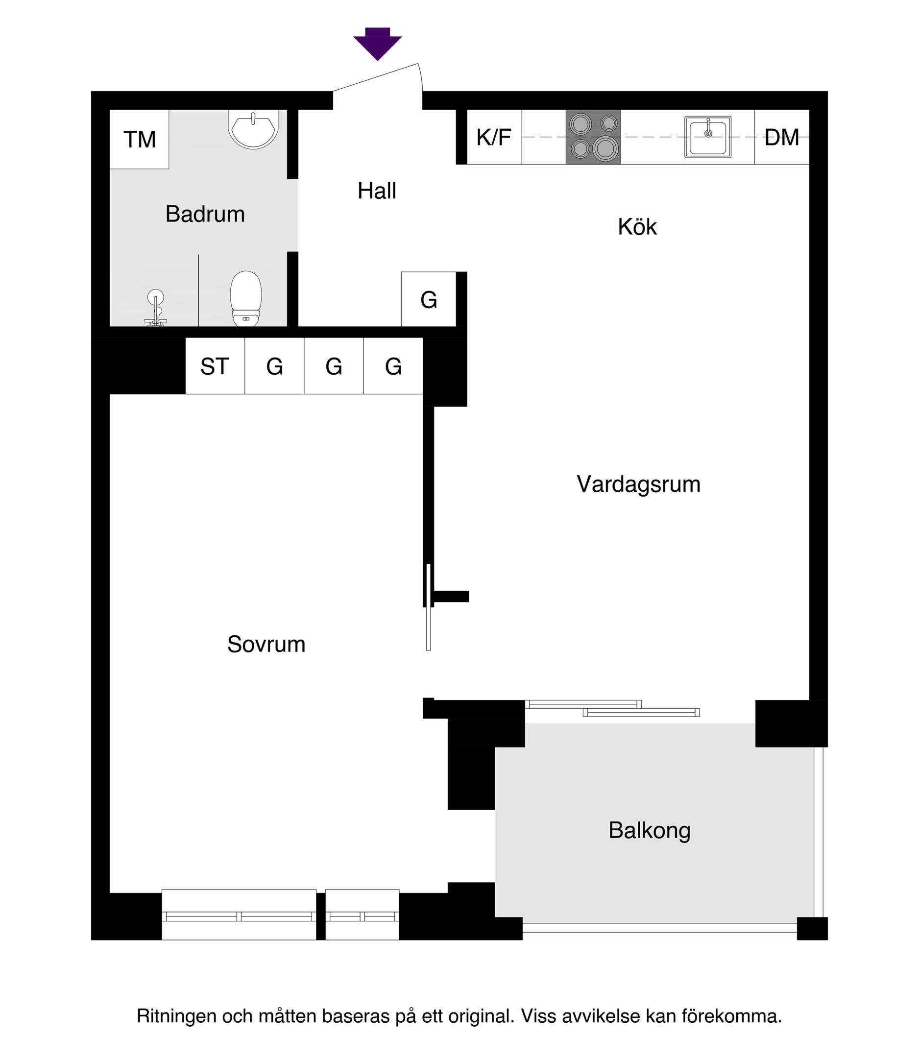 2 rum Lägenhet på Orgelgatan 9 Kapellgärdet Uppsala kommun - bild 12
