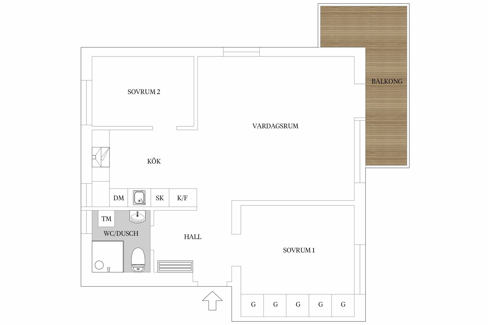 2 rum Lägenhet på Kinnekullevägen 43 Bromma - Traneberg Stockholms kommun - bild 36