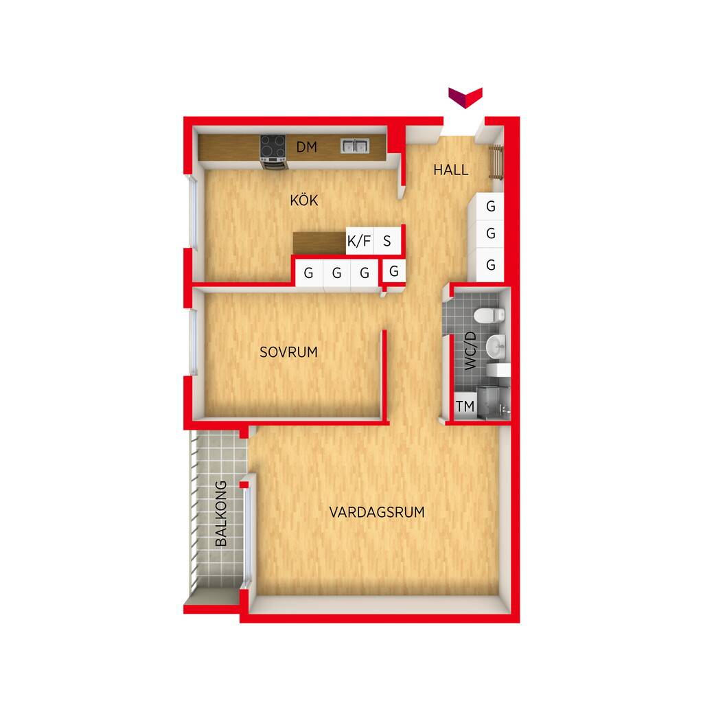 2 rum Lägenhet på Herrhagsvägen 9 A Herrhagen Falu kommun - bild 25