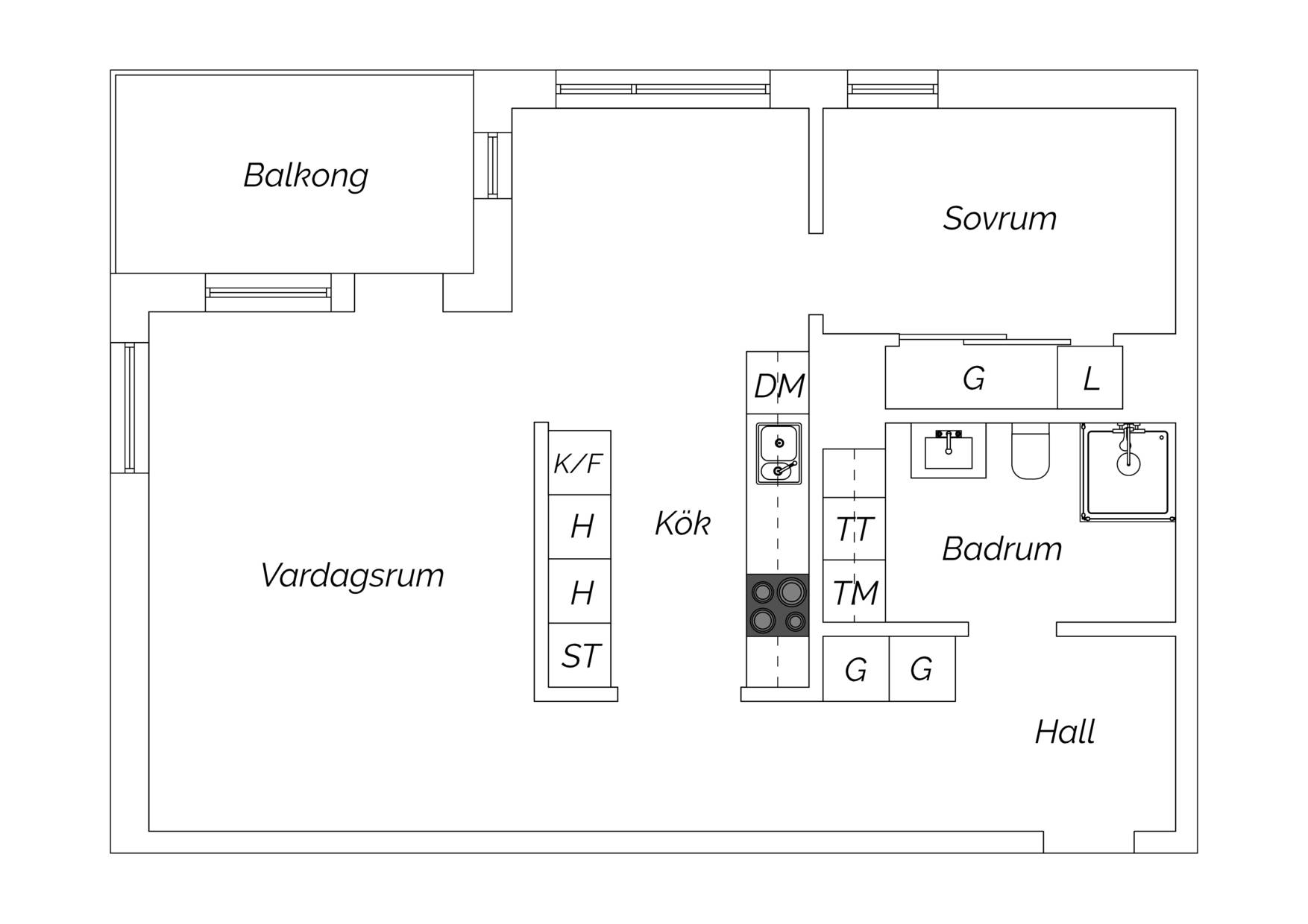 2 rum Lägenhet på Barrskogsvägen 11 Centrala Tyresö Tyresö kommun - bild 6
