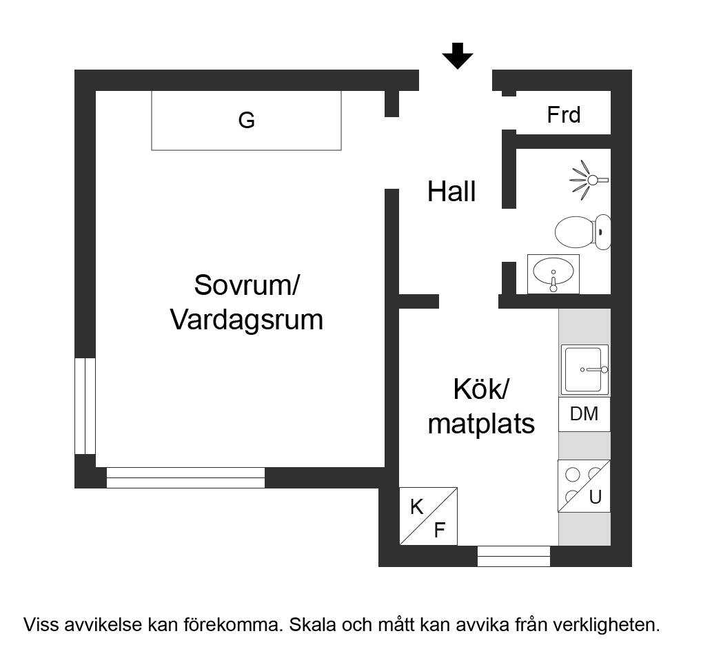 1 rum Lägenhet på Värmlandsgatan 59 Haga Norrköpings kommun - bild 12