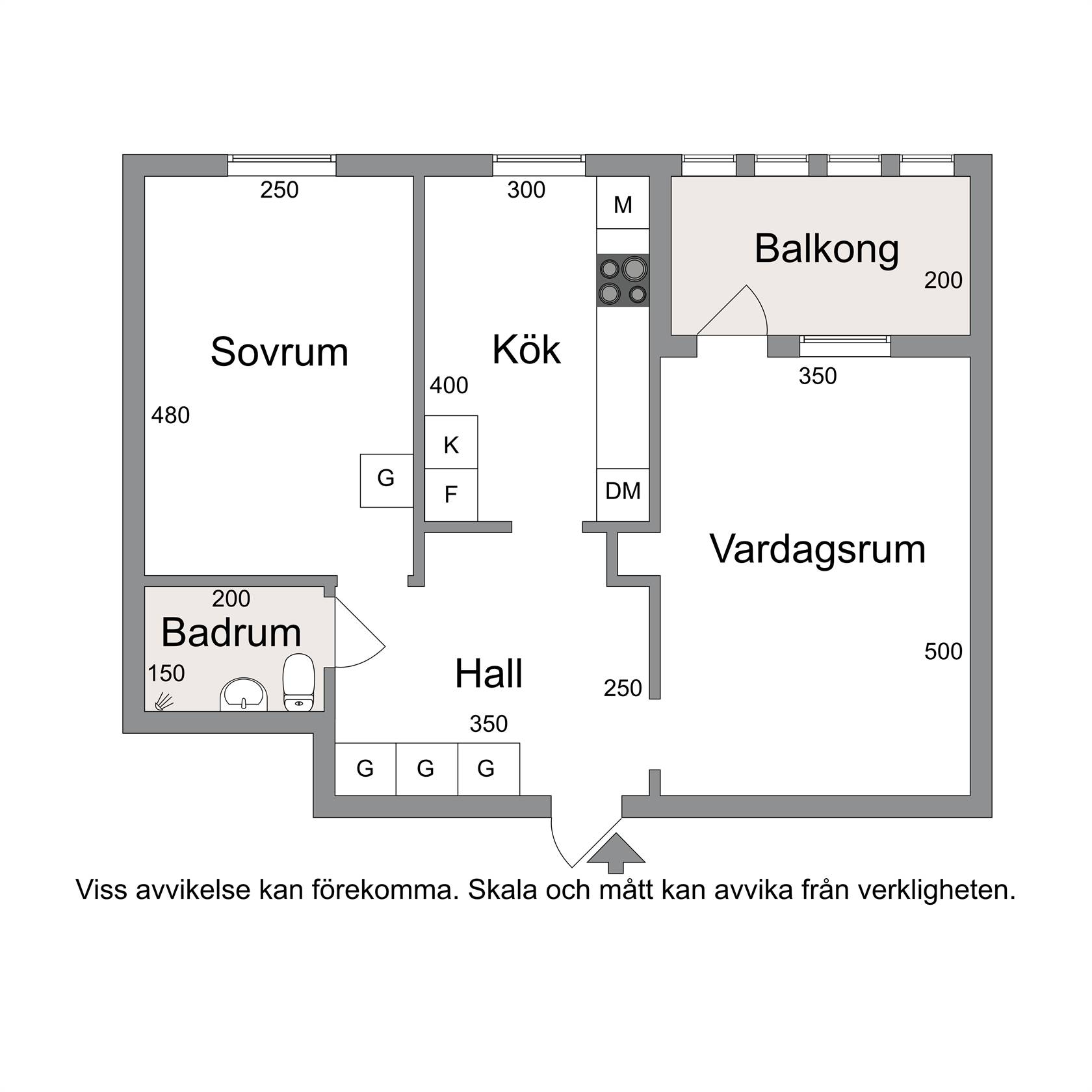 2 rum Lägenhet på Södra Storängsvägen 56A Östermalm Finspångs kommun - bild 15